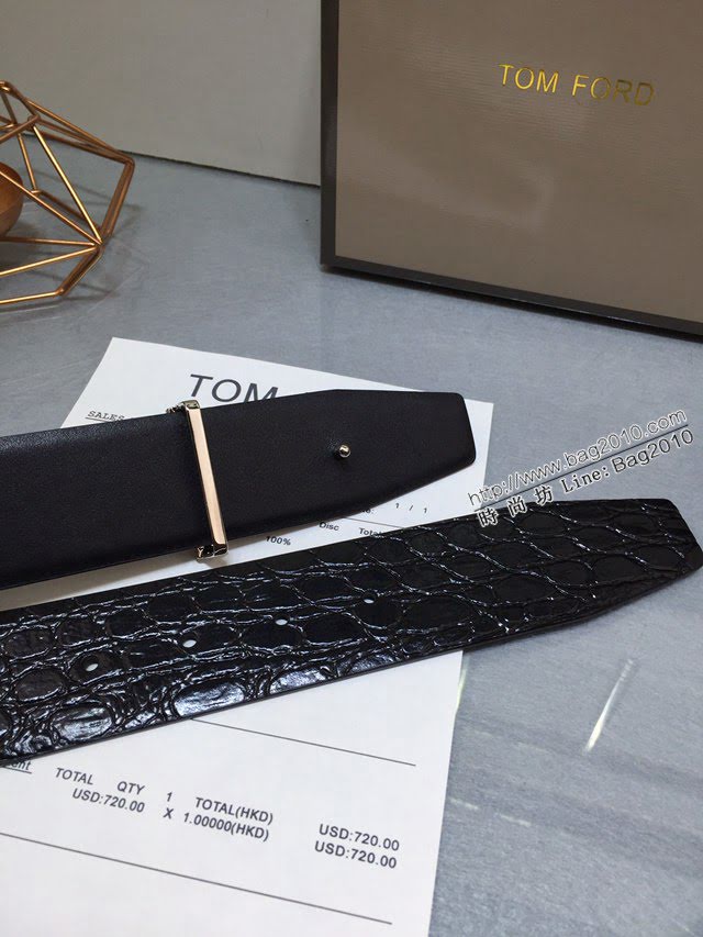 TOM FORD商務男士皮帶 湯姆福特雙面小牛皮腰帶  jjp1873